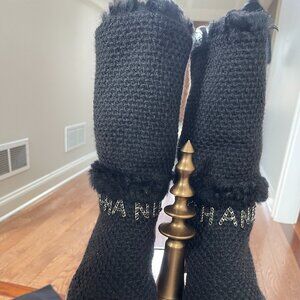 Authentic Chanel Fur Boots